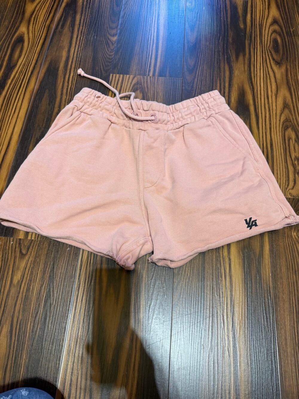 YoungLA Women’s Fleece Sweat Shorts Drawstring Elastic Waist Size L